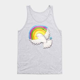 Rainbow Dove Tank Top